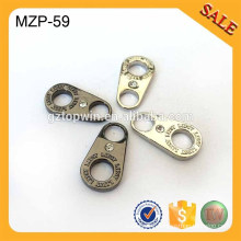 MZP59 Promotional fashion zinc alloy revolved clothing zip puller with stone
